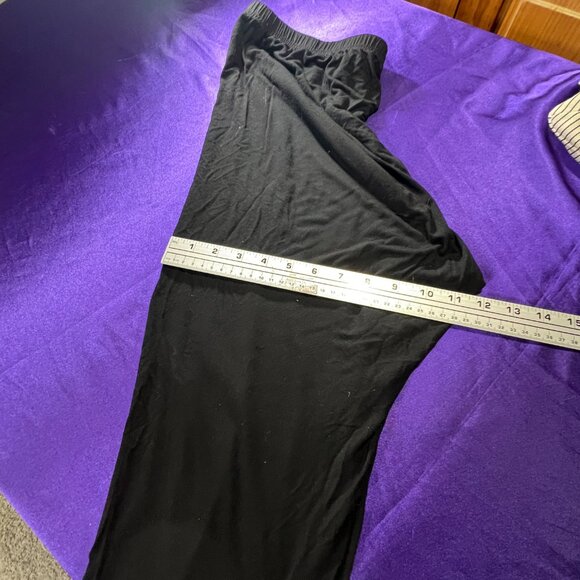 📌Zerdocean Lace Trim Capri Leggings Stretch Crop Leggings Summer Tights Pants - Picture 8 of 14